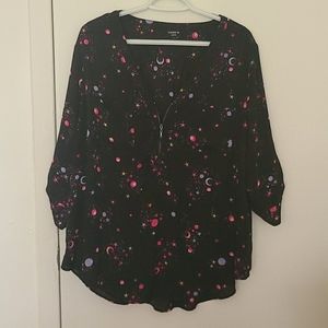 3/4 sleeve torrid top